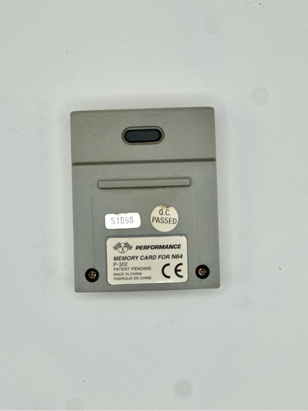 Nintendo 64 N64 Controller Memory Card Performance P-302 Tested & Working - Picture 2 of 3